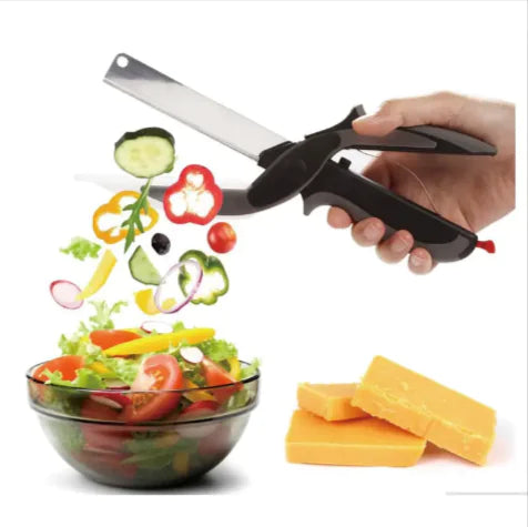 2-in-1 Knife & Kitchen Shears