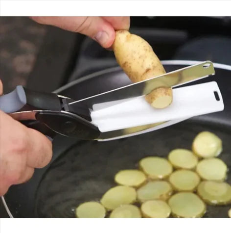 2-in-1 Knife & Kitchen Shears